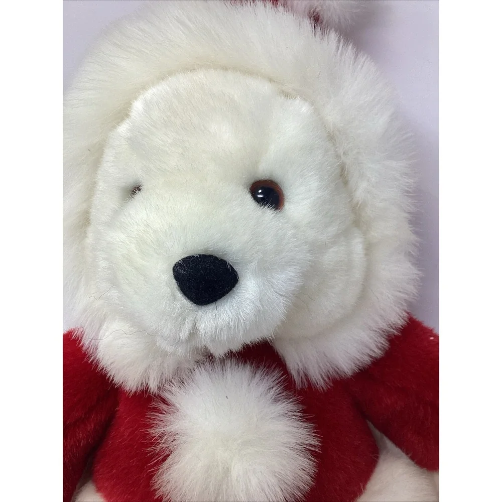 Vintage Santa Bear Plush Creations Stuffed Animal toy 16